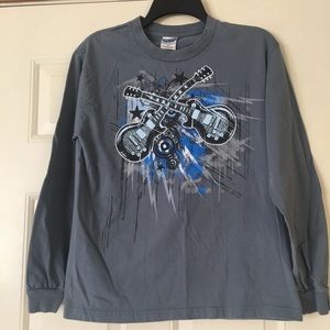 Long sleeve guitar shirt